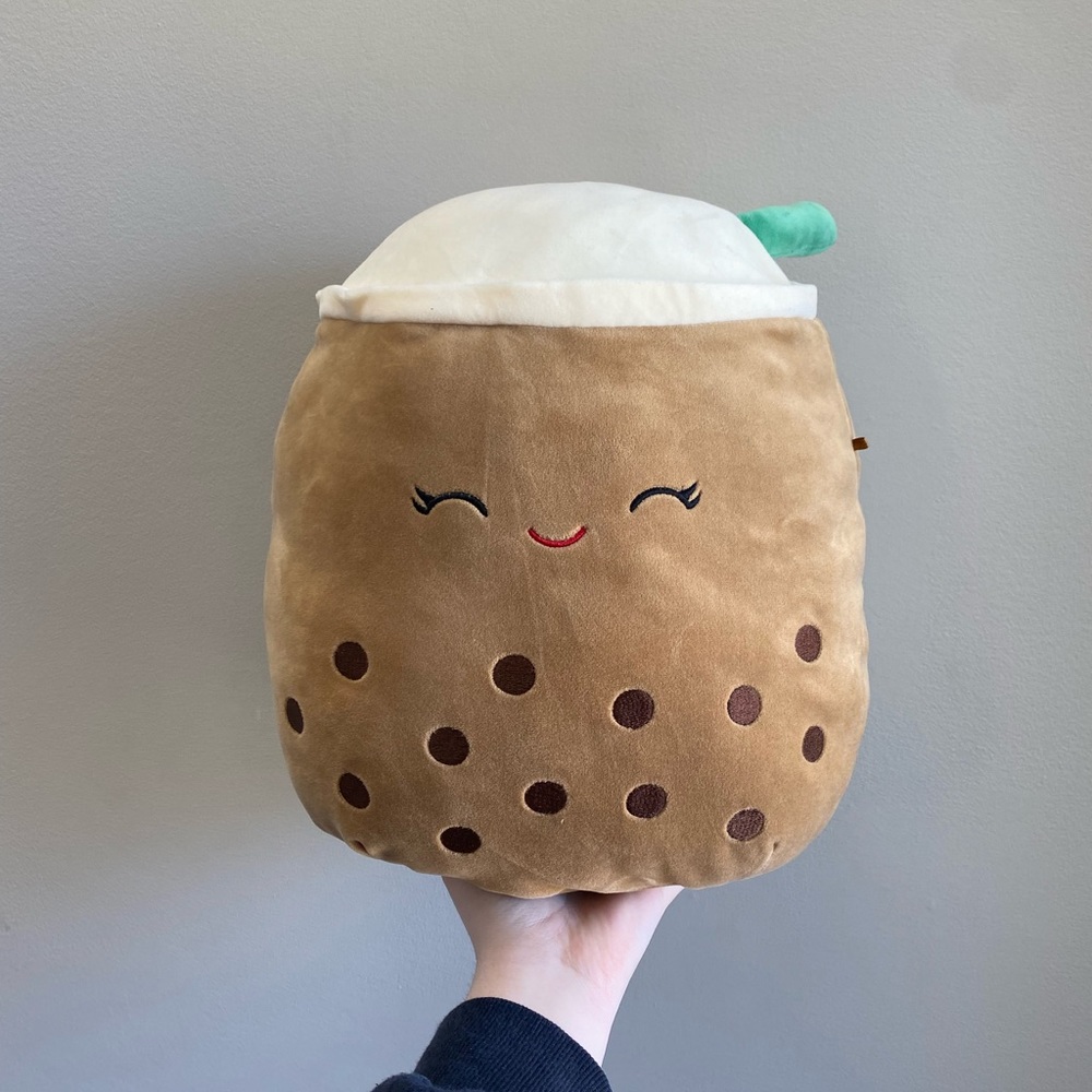 Squishmallow 12” Bernice The bubble tea Plush Toy Teddy bear